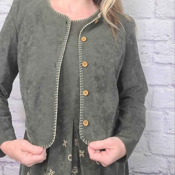 Vintage 90's Halmode Petites dress set - Picture 2 of 7